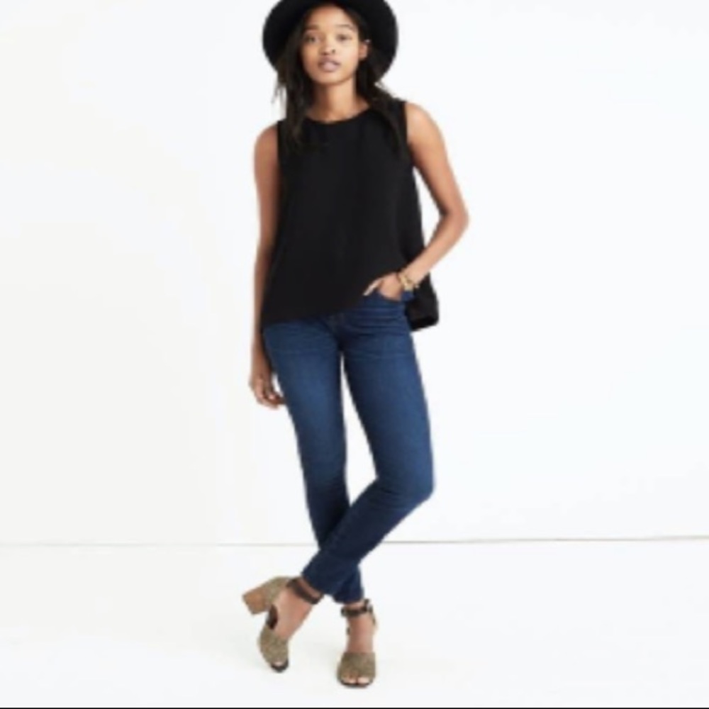 EUC Madewell Daynight Split Back Blouse
